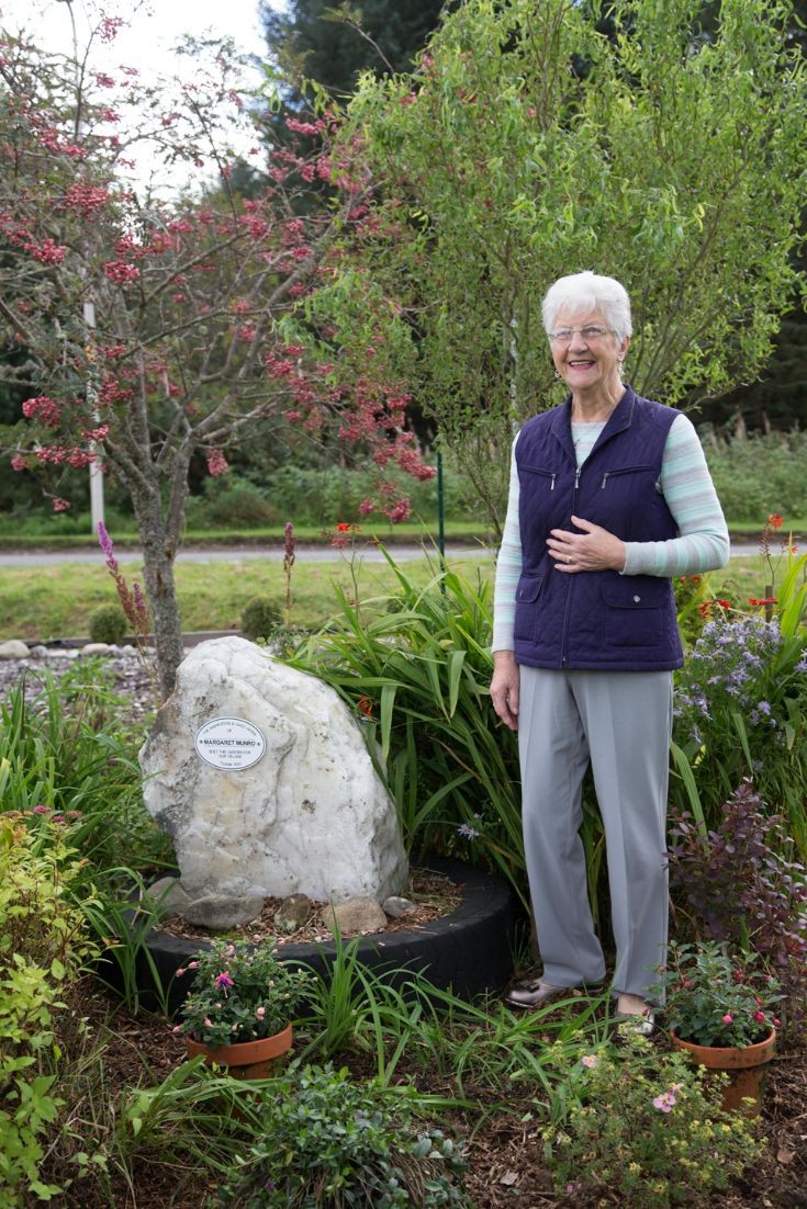 Margaret Munro in Village Garden 2017