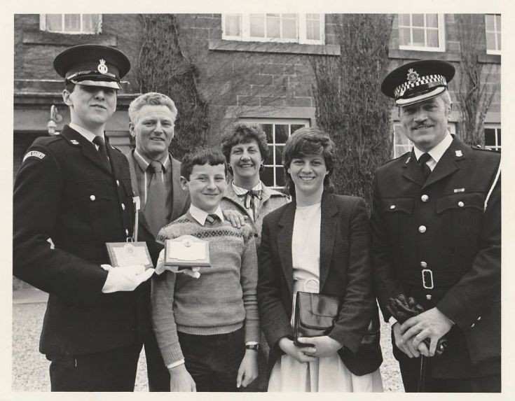 Gerald Munro's Passing out from Police Force 1983