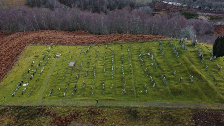 East End of Cille Choirill Graveyard - 2021